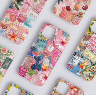 Coquette Collage Preppy and Cute Pink Aesthetic Phone Case For iPhone 16 15 14 13 12 11 PRO Max, Samsung Galaxy S24, S23, Google Pixel Cover