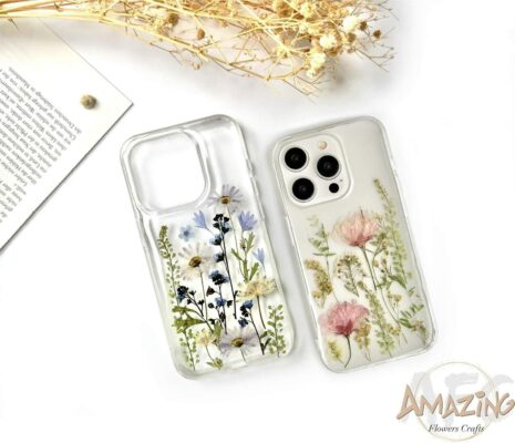 Real pressed flower phone case for iPhone 16e 16 15 14 13 12 pro max resin case, Google Pixel 7 8 9 pro 9A,Samsung S24 S23 S25 Ultra A16 A56