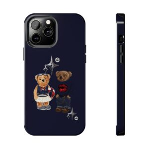 Vintage style Iphone Case Preppy Couples Aesthetic Teddy Bear Boyfriend Girlfriend Phone case, Protective accessories